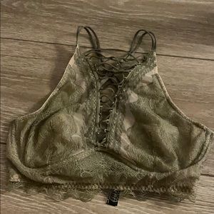 Victoria’s Secret Halter Lace up Bralette